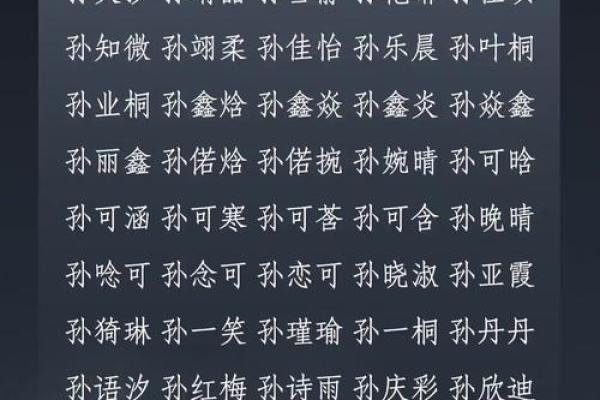 2019年出生的姓孙男孩如何起名，宜用什么字姓名